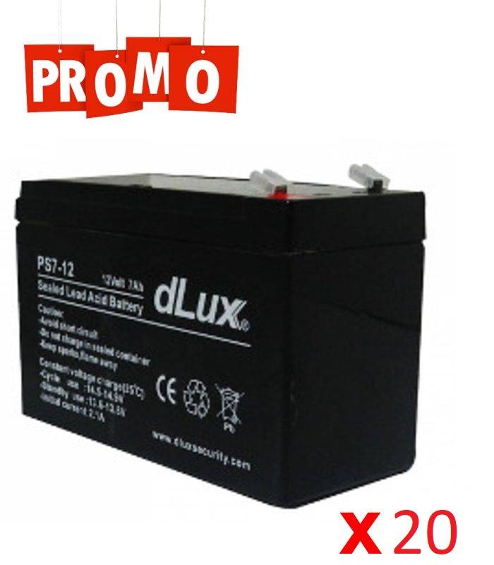 Bateria  X  20  Unidades 12 V 7A/H