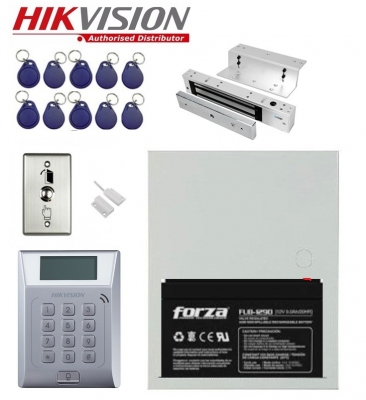 Kit C. Acceso Hikvision K1t802m  (1 Puerta) Tcp/ip  3000 Usuarios 10.000 Registros - Mifare