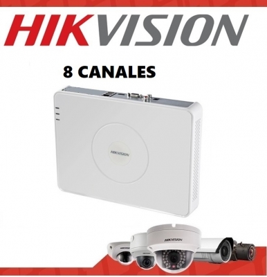 - Hikvision Ds-7108ni-q1  M  Nvr H265+ 8 Canales