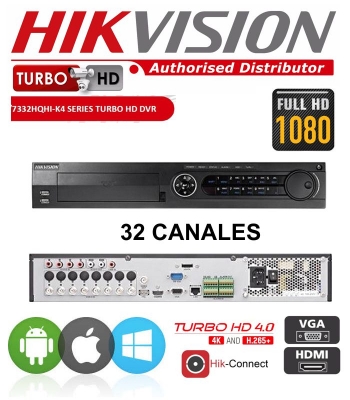 Hikvision Ds-7332-hqhi-k4   Dvr Turbo Hd 32 Canales