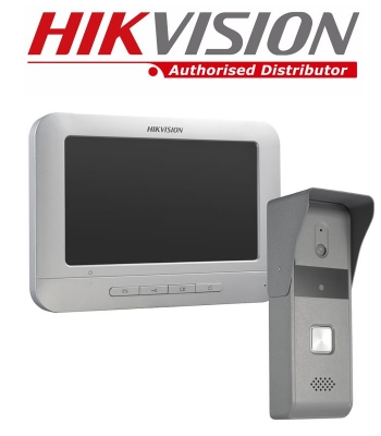 :: Promo:: Hikvision  Ds-kis 203  Kit  Frente  Metalico  Kit Video Portero Y Pantalla  Analogico