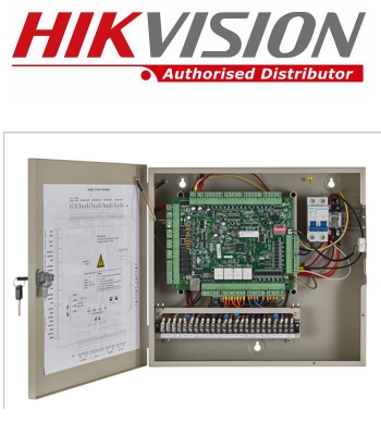 Ds-k2604t  Hikvision Controlador 4 Puertas 8 Lectores Tcp/ip Y Rs-485 Con Gabinete Y Fuente