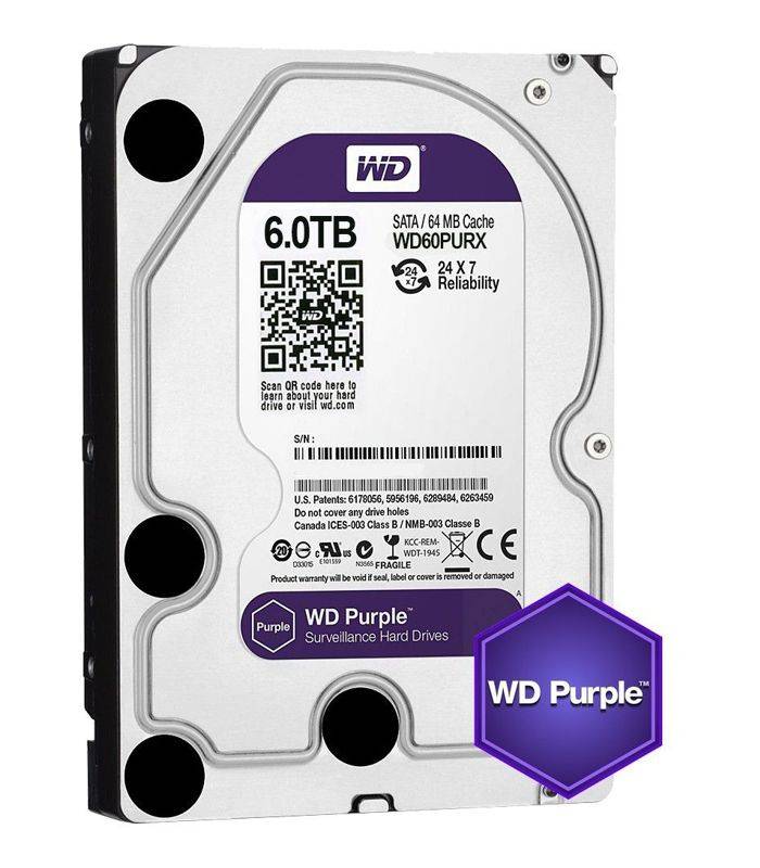 Disco Rigido 6 Tb Purple Western Digital/ Seagate Skyhawk