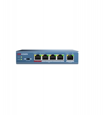 Hikvision Ds-3e0105p-e/m Unmanage Switch 4  Poe + 1 Uplink