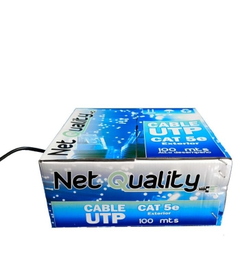      --promo--  Utp Cat5e Exterior 100 Mts. Net Quality - Sdvn-100m
