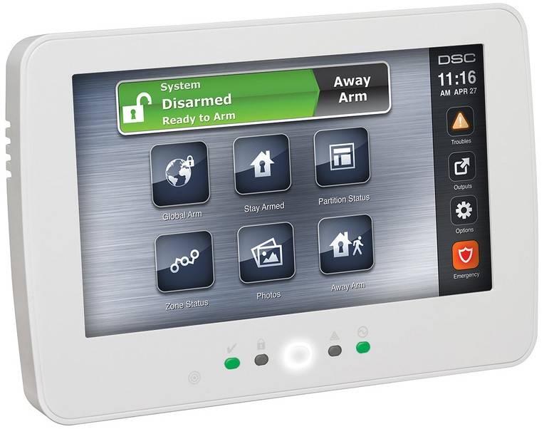 Teclado Hs2Tchp N  Dsc Neo Touch Screen - Pantalla Tactil