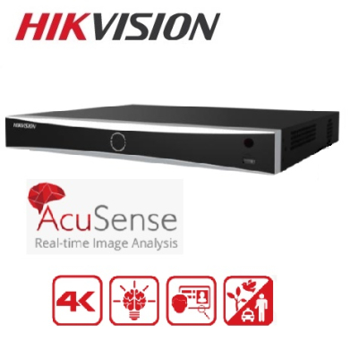 Hikvision Nvr 7632Nxi-K2(D)  Acusense  32 Canales Salida Hdmi - 4K