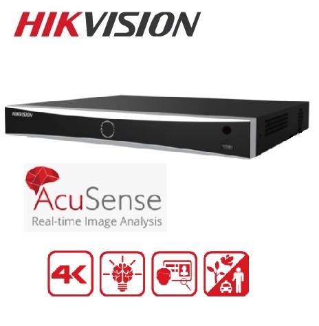 Hikvision Nvr 7632Nxi-K2(D)  Acusense  32 Canales Salida Hdmi - 4K