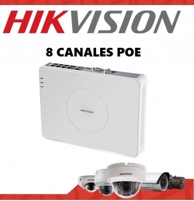 - Hikvision Ds-7108ni-q1-8p  -  8 Canales Poe  -  Nvr