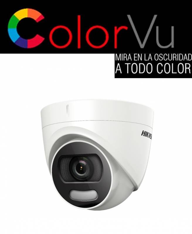 Hikvision Color Vu  72Df0T-F - Domo - 1080P - 2.8Mm  - Ip67  - Ir 40 Mts  - 72Dft