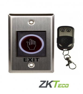 Zk Exit K2s  Pulsador De Salida No Touch Con Receptor + 1 Control Remoto Tx - Boton