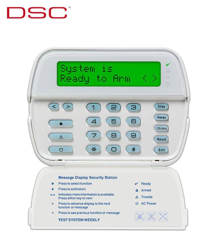 Dsc Pk5500 Lcd Full Alfanumerico