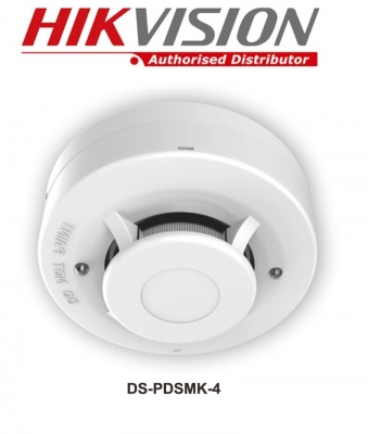    Ds-pdsmk-4 Detector De Humo Optico 4 Hilos - Universal - Hikvision - 