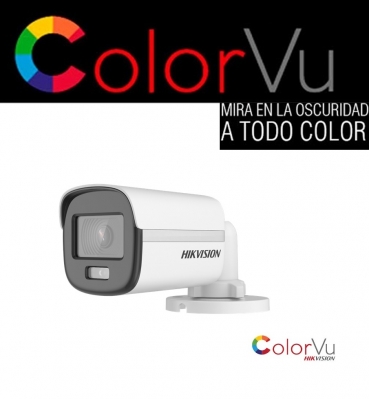 Hikvision   Color Vu  10df0t-pf - Bullet - 1080p - 2.8mm - Ip67 - 10dfot.