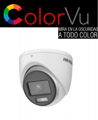 Hikvision Color Vu  70df0t-mf  - Domo Metal - 1080p -  2.8mm - Ip67 - Fot