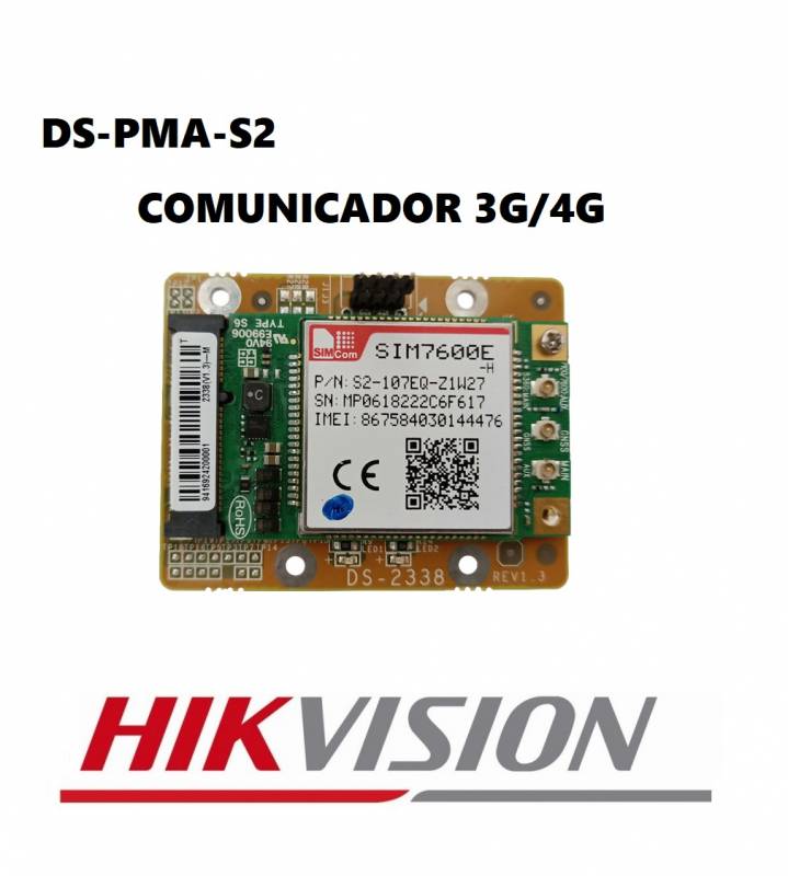 Ds-Pma-S2 Ax Hub 3G/4G Comunicador  Para  Alarmas  Hikvision  Pha20-B Y Pha64-B