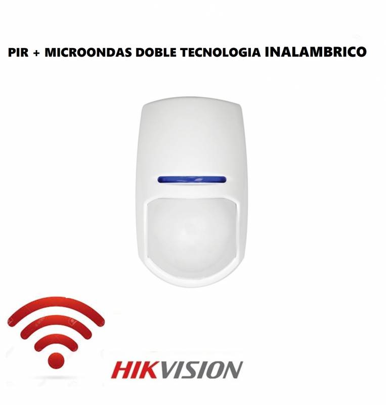 Pd2-d12-w Hx-hub  Doble Tecnologia  -  Pir + Micoondas  - Inalambrico  - Hikvision -