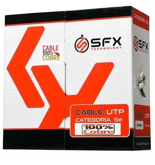 Utp Cat5E Exterior 305 Mts - 100% Cobre - Sfx Dvn-305M-Cobre  - Sudv Ax-5-Cobre - Sixelectric-Cobre - Ziji