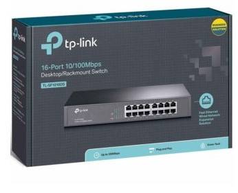 Tp-Link Tl-Sf1016D Switch 16 Bocas 10/100 Mbps