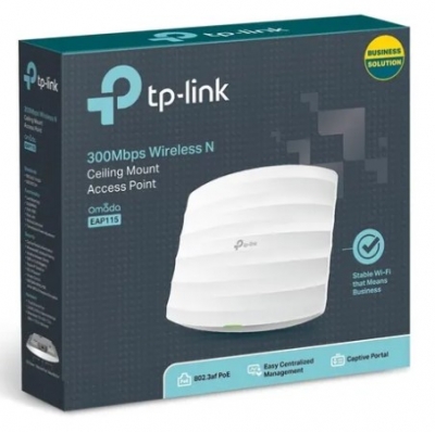 Tp-link Eap115  Access Point Techo/pared 2.4 Ghz 300 Mbps  - Incluye Fuente