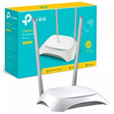 Tp-link Tl-wr850n Router Wi-fi 300 Mbps N 2 Antenas Fijas Agile Conf.
