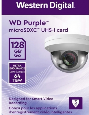 Memoria Micro Sd 128 Gb Wd Purple