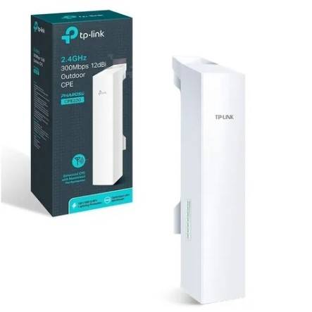 Tp-Link Cpe220  Enlace Antena  Exterior N300 2.4 Ghz Mio 2X29 12Dbi High Porwer Ap - Incluye Fuente  - Cpe