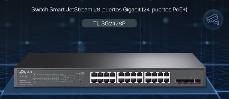 Tp-Link Tl-Sg2428P Switch 24 Poe Puertos Giga + 4 Sfp  Rackeable Administrable