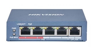 Hikvision Ds-3e0105p-e I  58w  Unmanage Switch 4  Poe + 1 Uplink