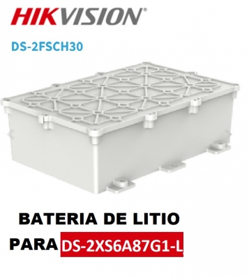  Hikvision Ds- 2fsch30 Bateria De Litio 30 A-h Chargeable Lithium   Para  Camara Ip Solar Ds-2xs6a87g1-lra 