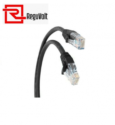 Reguvolt Rv-Pcord6-2  Utp Cat6 Patch Cord, Cu,Pvc - 2.00M, Negro