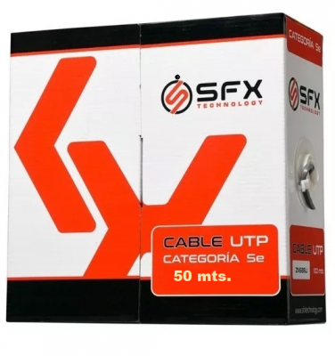 Utp Cat5e Exterior 50 Mts - Sfk Sdvn-50m  - Net Quality - Sixelectric