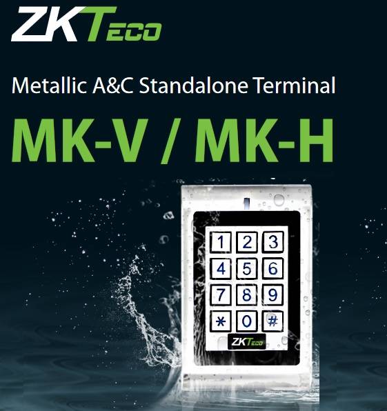 Zk Mk-V-Id Marine Em125 Khz Controlador De Acceso  Standlalone - Antivandalico  -  1000 Usuarios - Ip66