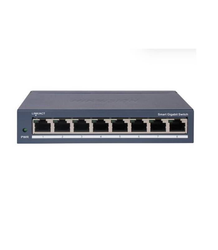 Hikvision Ds-3E1508-Ei(O-Std) Switch 8 Puertos  Gigabit - Network Topology Managment