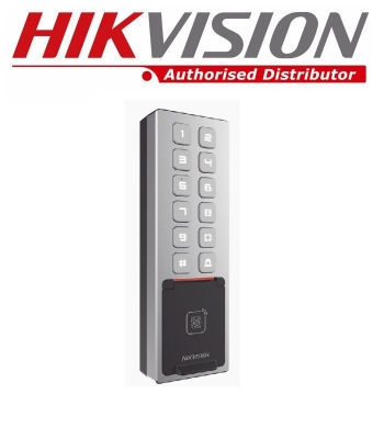 Ds-k1t805mbfwx Hikvision Controlador - Bluetooth - Huella - Prox. Mifare - Pin - Ip65 - Ik8 - 10000 Usuarios - 100000 Registros - Interfaz Web -  Wifi