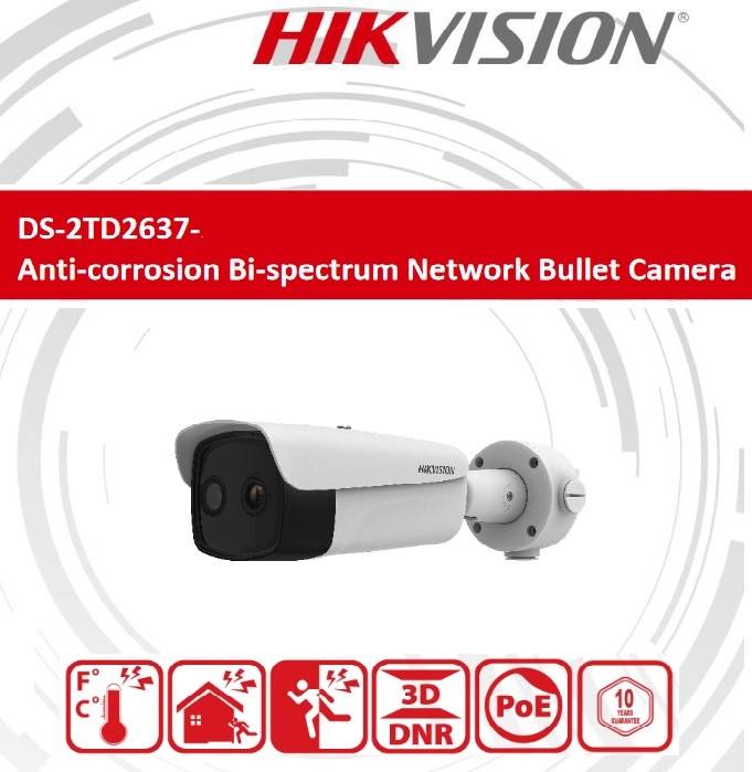 Hikvision Ds-2Td2637-15/Qy Camara Biespectro Termica  Y Optica 15Mm