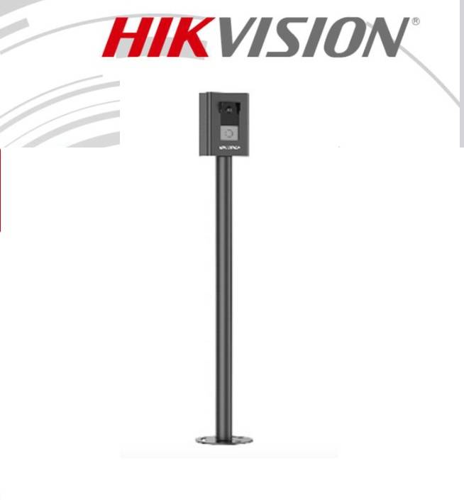 Ds-Tmt1A0(O-Std) Frente Video Portero Ip + Terminal-Lector Rfid Mifare  Con Pedestal Metalico  - Usado Frecuentemente En Acceso Vehicular -