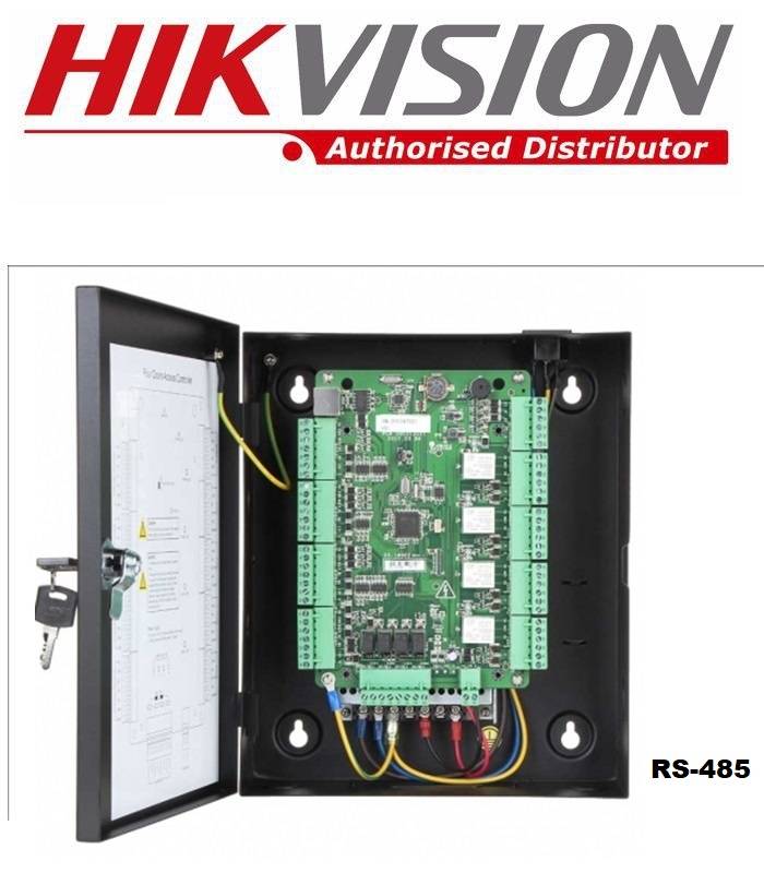 Ds-K2814  Hikvision  Controlador 4 Puertas 4 Lectores Tcp/Ip -  4 Salidas Wiegand - 1  Rs-485 - Con Gabinete -  La Evolucion Del K2804 - K2802