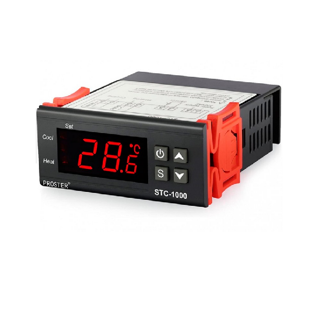 Stc-1000-12V  Termostato Digital Para Control Y Alertas De 2 Temperaturas Con 2 Relay Nc/Na  De Salida - Alimentacion 12Volt