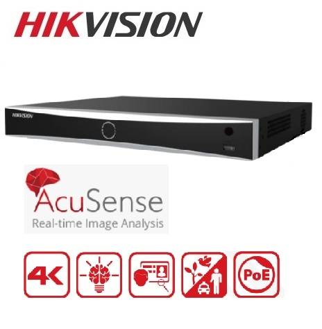 Nvr Ids-7732Nxi-K4/16P Acusense  - 32 Canales -  16 Puertos Poe -  Hikvision -