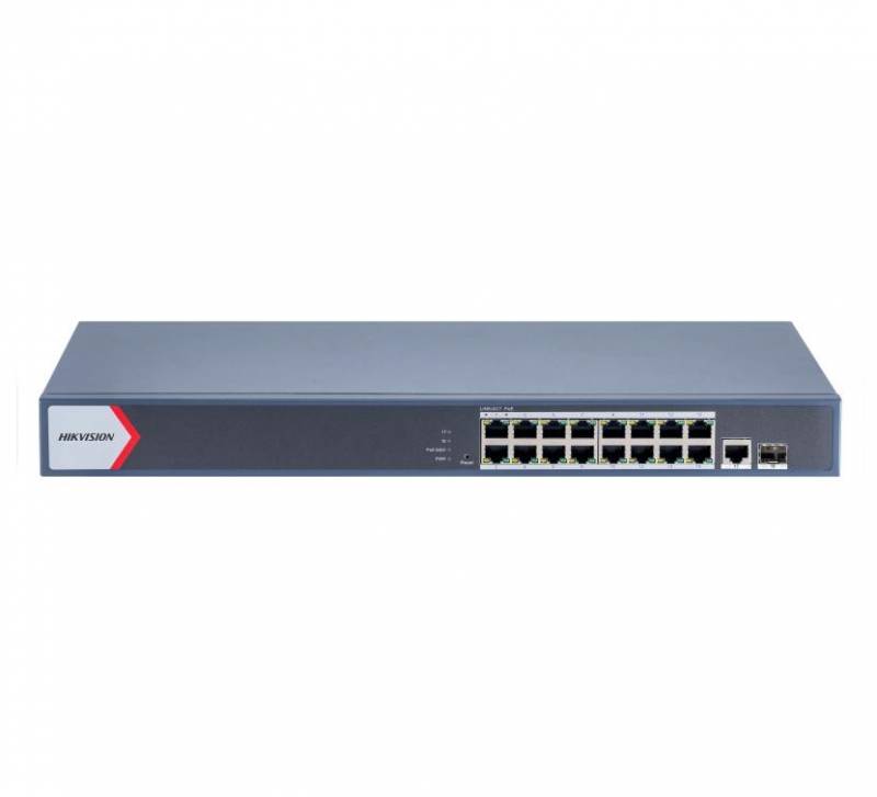 Hikvision Ds-3E1518-Ei(O-Std) Switch 18  Puertos Gigabit - Network Topology Managment