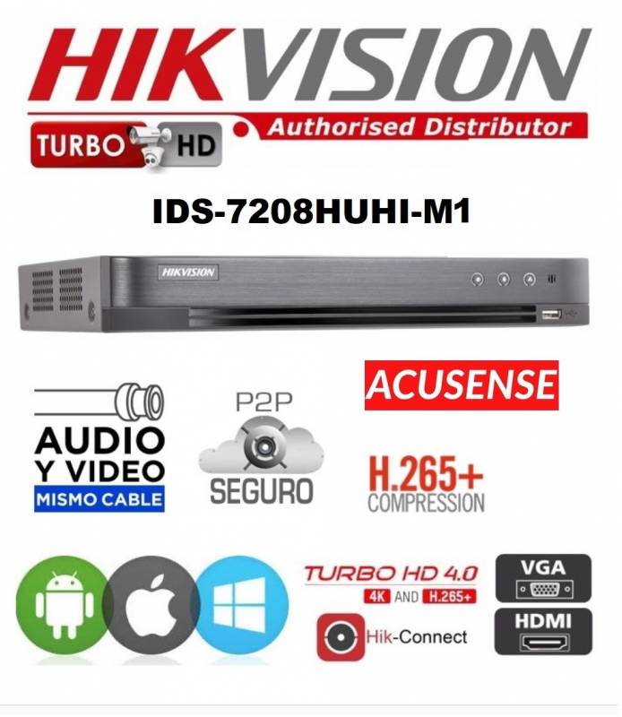 Dvr Hikvision  Ids-7208Huhi-M1/Xt