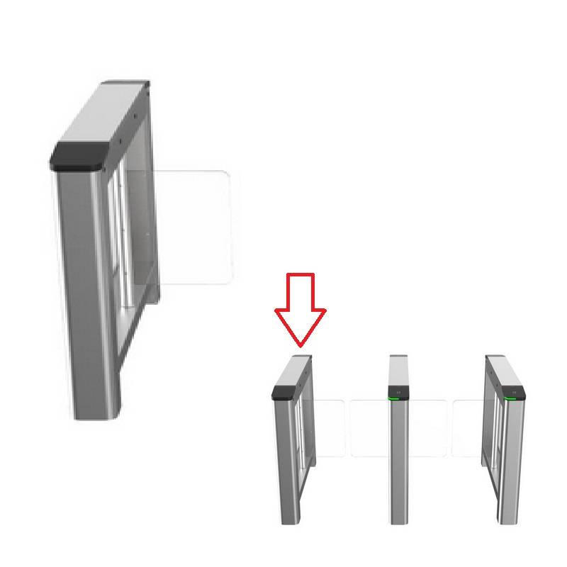 Ds-K3B220Lx-R(O-Std) Swing Barrier  Lado Izquierdo - Sin Controladora Ni Lectora - Se Debe Adicionar Ademas Puerta Batiente - Hikvision