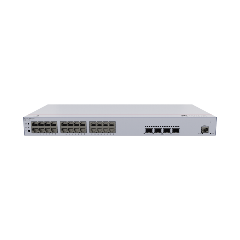 Switch Huawei Ekit S220-24P4X L2 - 24 Puertos Poe+ Gigabit  / 4 Puertos Sfp+  / Consumo Con Poe 485,91 W / Sin Poe 44.35 W / Administrable