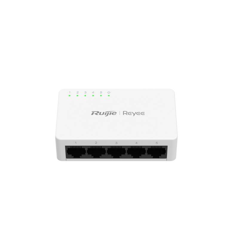 Rg-Es05G-L Switch 5 Bocas 10/100/1000Mbps Gigabit Ruijie - Plug And Play - Simil Sg1005