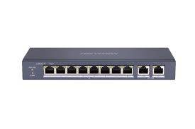 Ds-3E0310P-E/M Switch Poe Hikvsion 8 Bocas 10/100 + 2 Gigabit - 60W - No Administrable - Poe Extended