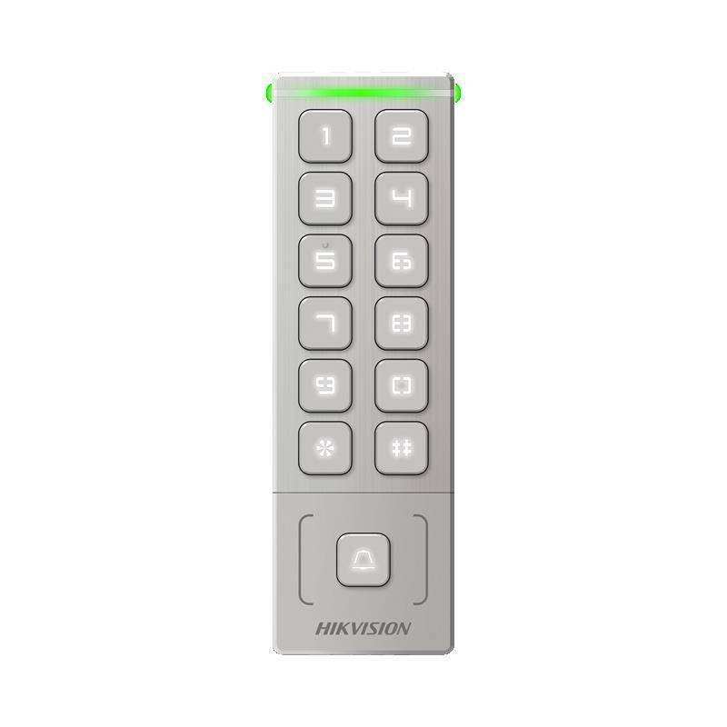 Ds-K1T809Mx C. De Acceso Hikvision Standalone - Mifare 13,56Mhz - Pin - 1000 Usuarios - Salida Wiegand 26/34 - Ip65 - No Se Puede Adicionar Lector