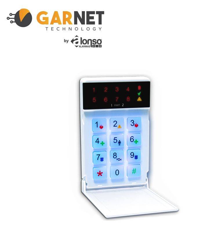 G-Led732  Garnet  Teclado Led 8 Zonas