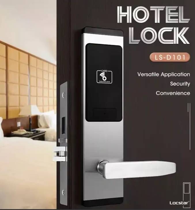 Cerradura Loc-D101-Mf-Bxg-D Locstar Para Hoteleria De Acceso Con Tarjetas De Proximidad - (Derecha)  - Lockstar -