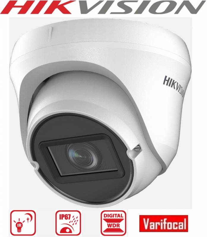 Varifocal Hikvision 79D0T-Vfit3F Domo Turret - 1080P - 2.7Mm A 13.5Mm -  Exir 40 Mts - Ip67 -  Reemplaza A La 56D0T Vfir3